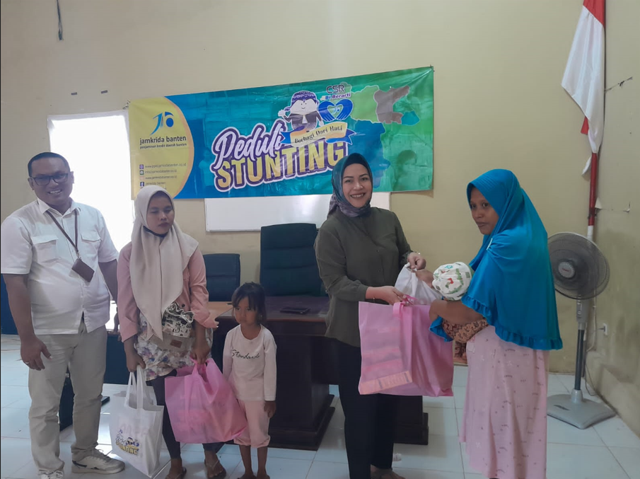 Pembagian CSR PT. Jamkrida Banten : Peduli Stunting