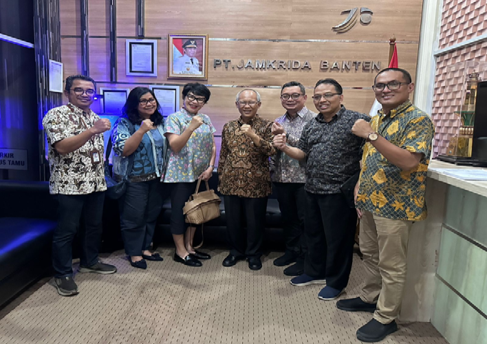 KUNJUNGAN JAJARAN DIREKSI VICTORIA LIFE  KE JAMKRIDA BANTEN