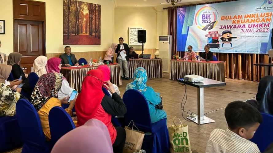 Bulan Inklusi Keuangan “Jawara UMKM” PT Jamkrida Banten