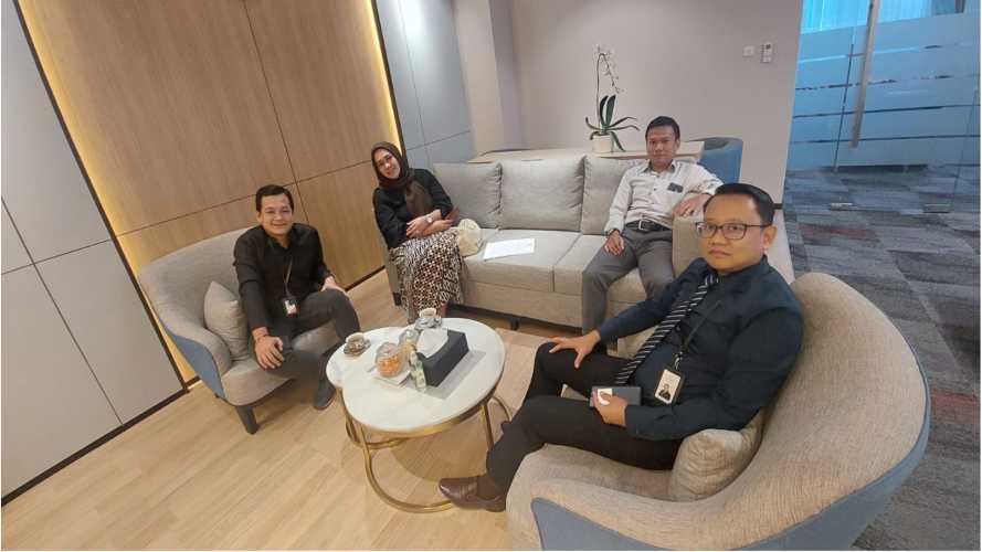 Satker MR Koordinasi Dengan Bank BJB Syariah Cabang Soepomo Untuk Subrogasi Pembiayaan Macet