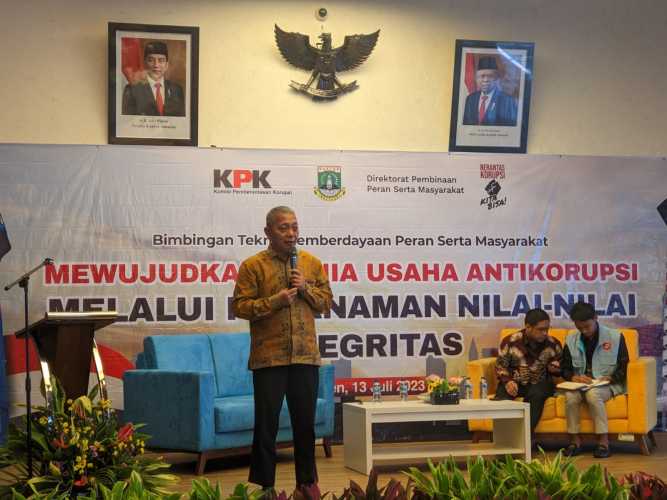 Jamkrida Banten Hadiri BIMTEK Anti Korupsi KPK RI