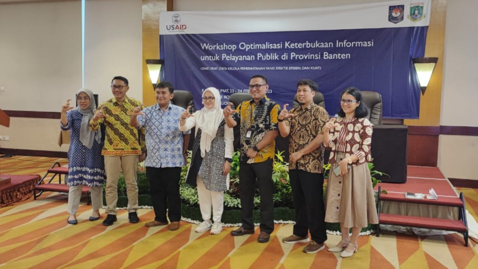 Workshop Optimalisasi Keterbukaan Informasi Untuk Pelayanan Publik Di Provinsi Banten Bersama Usaid Erat