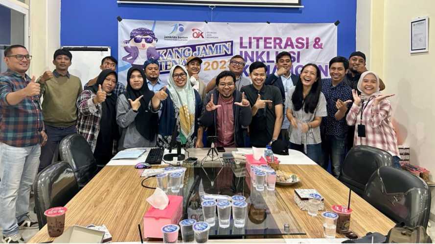 Kegiatan Literasi Jamkrida Banten - Kang Jamin Tenar